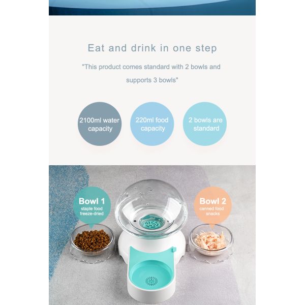 Автоматический умный фидер шара фонтана любимца многофункциональный