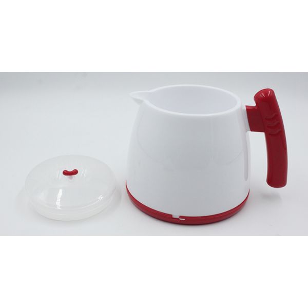 BPA Free Microwave Oven Tea Plastic Kettle Hot Pot Water Boiler with Customized Logo