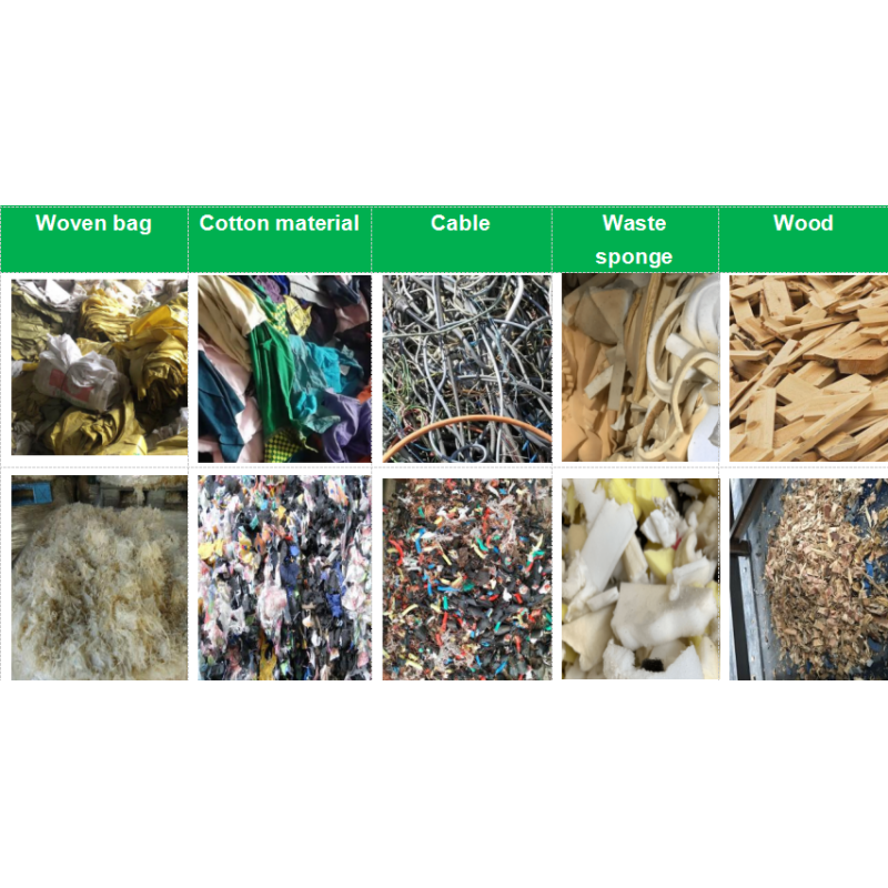 Multifunctional Scrap Shredder Machine 4000 kg for Single Shaft Plastic Recycling