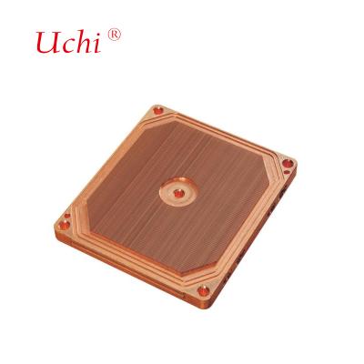 Square Cylindrical Fin Custom Copper Cold Plate Cooler Electronic Devices