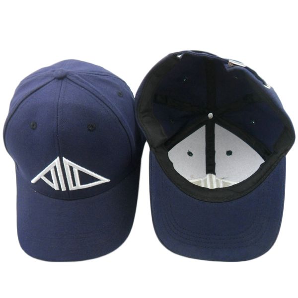 Moisture Wicking Baseball Cap With Adjustable Strap And Plastic Button Closure