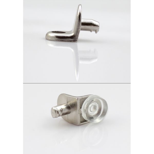 Mail Packing Metal Cabinet Shelf Support Clip for Shelving Glass Clamp Bracket Holder