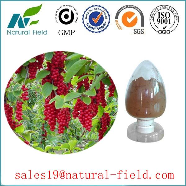 schisandra chinensis extract 9% schisandrins with CAS:7432-28-2 GMP manufacturer and competitive price