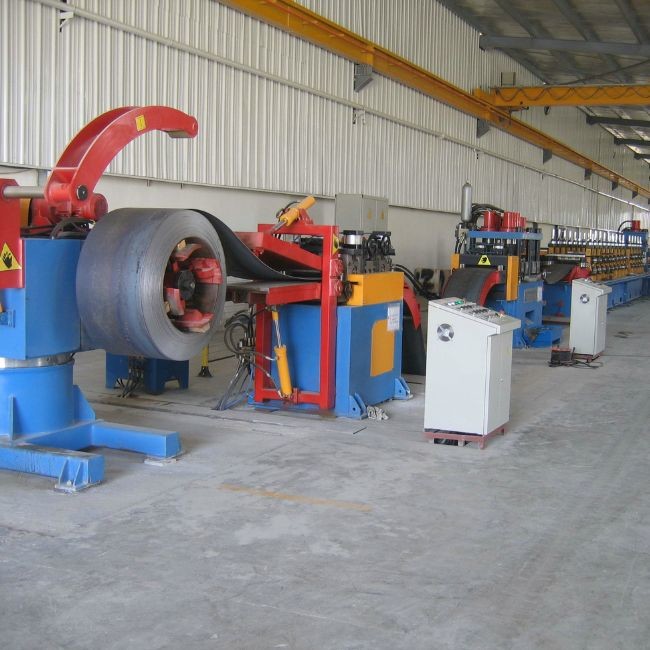 ПЛК-управление Автомобильная решетка, W Beam Roll Forming Machine
