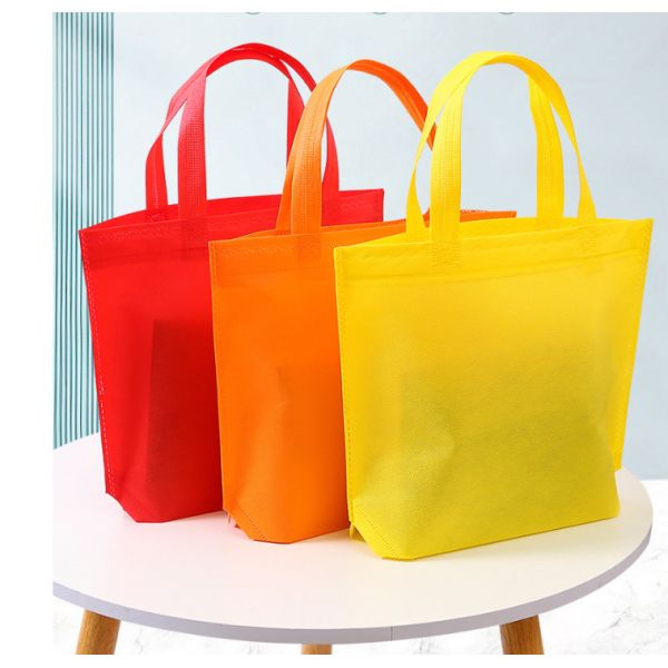 Tote Bags Multipurpose Reusable Grocery Bag Washable Non-woven Fabric For Creative DIY Gift Bags Advertising Bags Shopping Bags