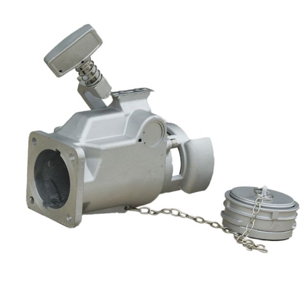 3 inch Aluminium French Discharge Valve for Fuel Tank Truck API Valve Unloading Valve Standard