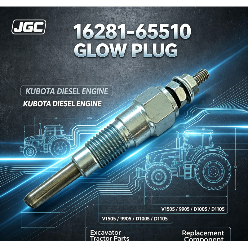 16281-65510 Glow Plug for Kubota Diesel Engine V1505 D905 D1005 D1105 Excavator Tractor Replacement Parts