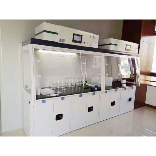 Chemistry Laboratory Vertical Laminar Flow Cabinet with LCD Screen Control Panel