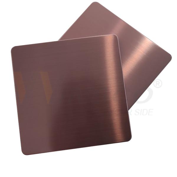 RUÍDO de aço inoxidável de Rose Gold da folha da linha fina de 1000x2000mm 201 304 316