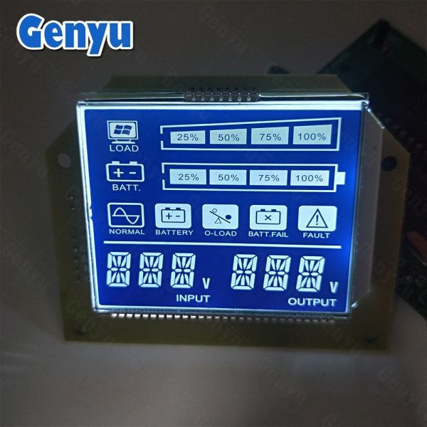 Backlight Optional Colors 16 Segment TN LCD 14 Segment Large 7 Segment LCD Display Digit HTN STN Monochrome Display