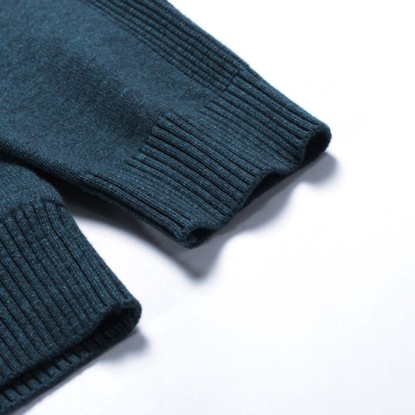 Custom Logo Round Neck Knit Pullover Sweater  Customizable Plain long Sleeve Winter Sweaters for Men