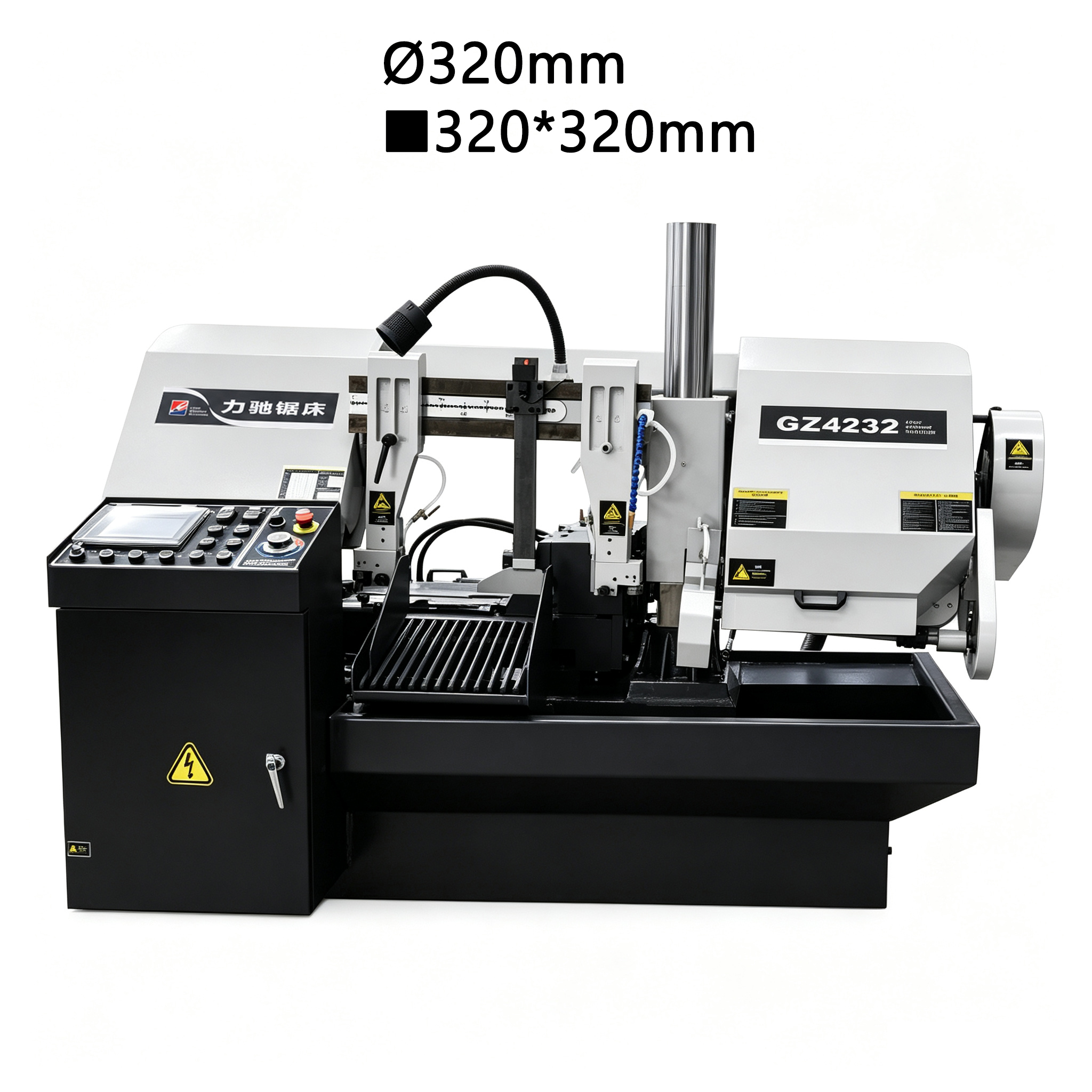 GZ4232 CNC Automatic Horizontal Metal Band Sawing Machine for Bar Tube Cutting