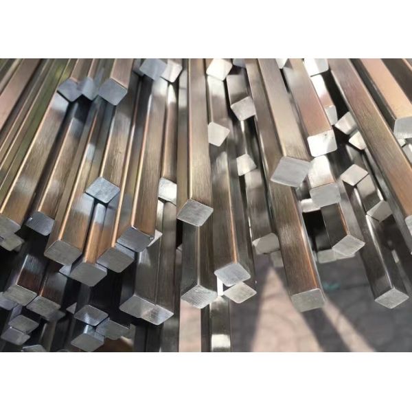 Rectángulos hexagonales de acero inoxidables de las barras de las medias cañas de los planos de los perfiles