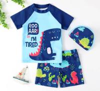 Estilo colorido Upf50 muchachos trajes de baño para la playa de verano