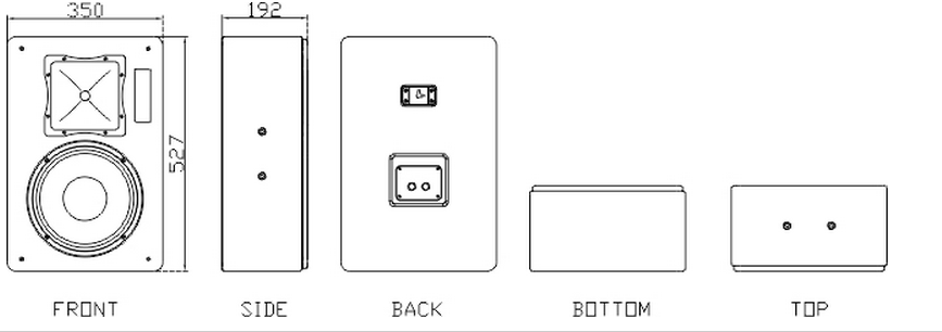 10 inch main channel 5.1 home theater ktv speaker cinema speaker system FS10