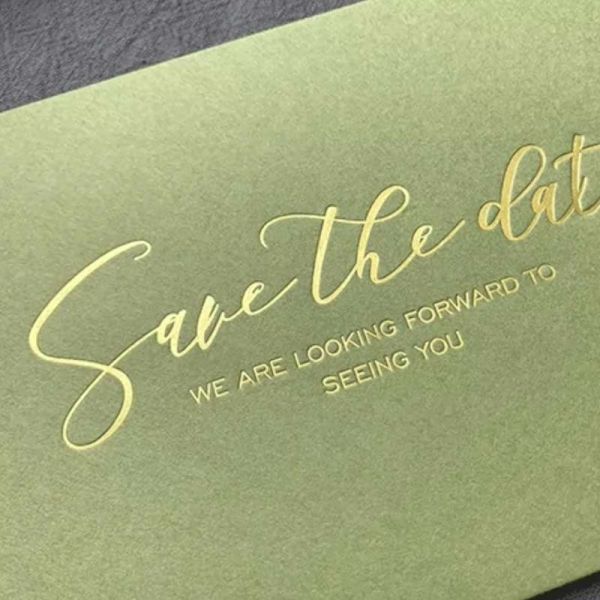 ODM Monogram Green Gift Card Envelopes Business Wedding Invitations