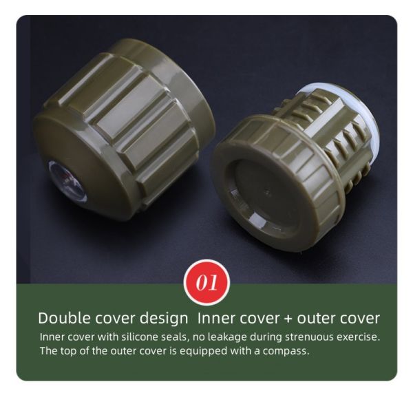 304 Stainless Steel Kettle Military Water Bottle Camouflage 800ML