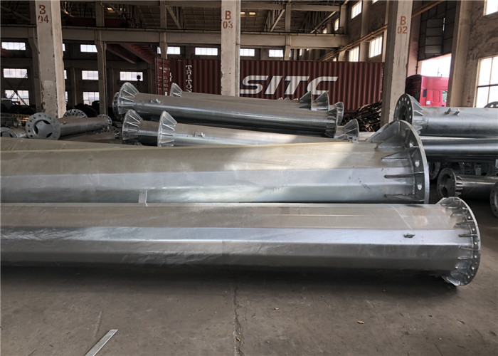 Горячее погружение гальванизировало стальной электрический фланец поляка подключенный с материальным ASTM A572