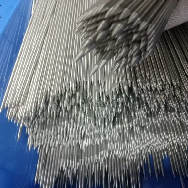 Stainless Steel Capillary Tip Polishing Electro Polishing Grooving