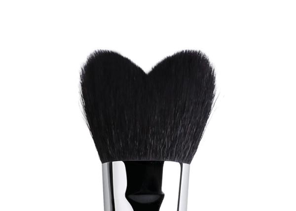 Escova bonito da composição do pó da natureza da forma do coração com cabelo luxuoso da cabra de XGF