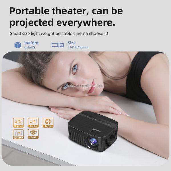 Mini Portable 16:9 LCD Video Projector 2GB ROM and 2G RAM Home Theater Smartphone Media Player Star200