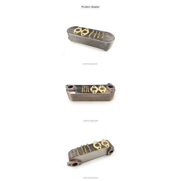 Le noyau 9P de réfrigérant à l'huile D2366 pour le moteur diesel de Daewoo Doosan partie le refroidisseur d'huile à moteur 8708912000