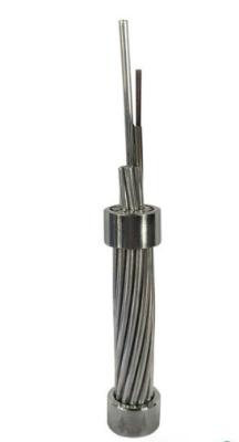 Tubos de aço inoxidável de fibra óptica OPGW 82.0kN Max Stress de trabalho para exterior