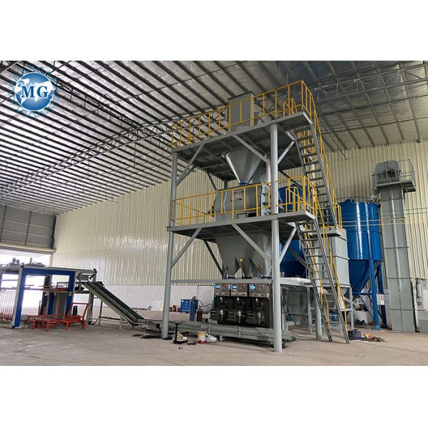 Tower Type PLC Control Full Automatic Dry Mix Plant Tile Adhesive Machine