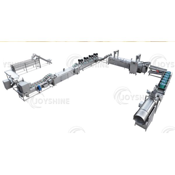 High Productivity Frozen French Fries Production Line for Fully Automatic Processing