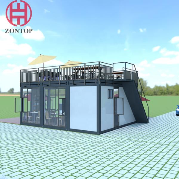 Zontop Modern Living 40ft Luxury New Low Cost 20ft 40ft Offices Prefabricated Shipping House Container Home