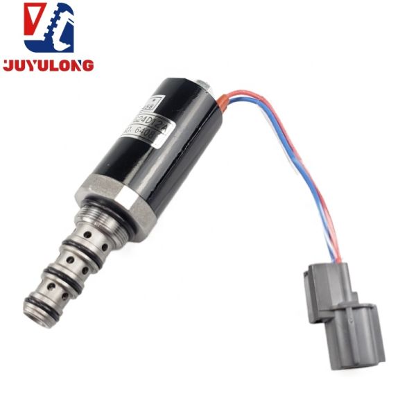 JUYULONG Safety Locking Solenoid Valve YN35V00005F1 for Kobelco SK200 250 260-2-5/G24D12A Construction Machinery Parts