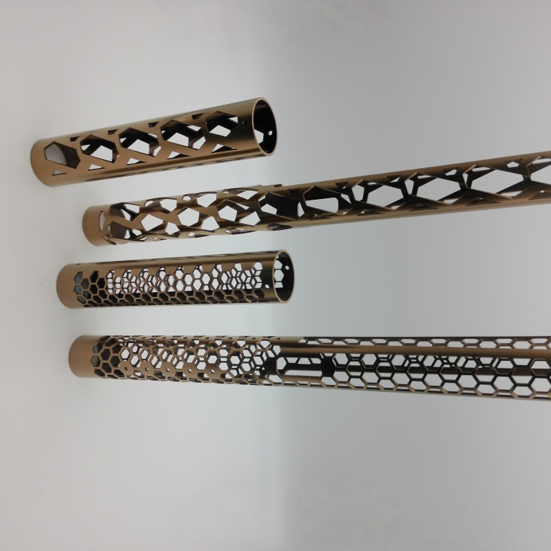 Precision Laser Cutting Stainless Steel Pipes Perforation Electroplating