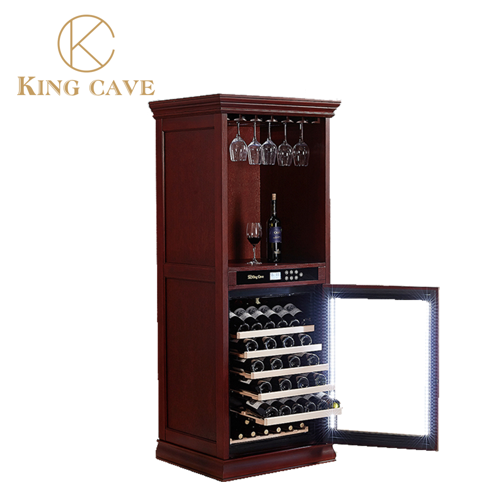 Hotel Restaurant Wine Liquor Display Bar Fridge Remote Control LED Kitchen Wine Cooler