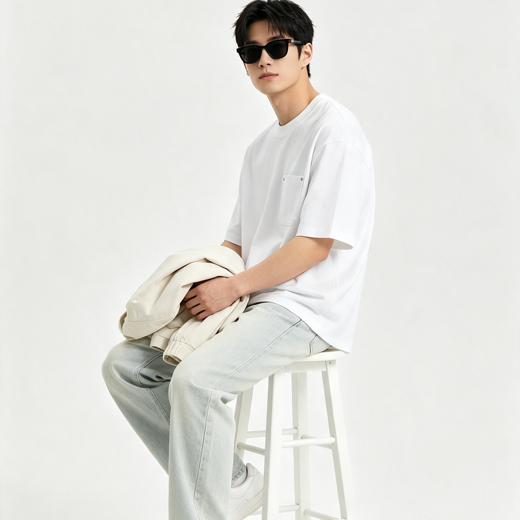 Men’s Loose Fit Cotton Pocket T-Shirt Casual Short Sleeve Solid Color Summer Top
