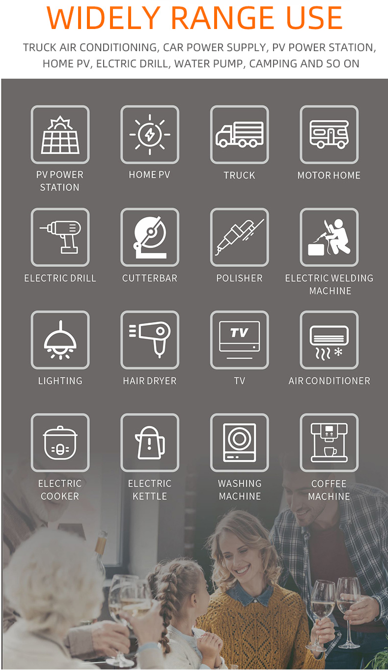 инвертор силы 100vac PV с инвертора силы располагаясь лагерем автомобиля решетки