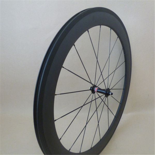Light Electric Bike Parts 700c 60mm Carbon Road Bike Rim