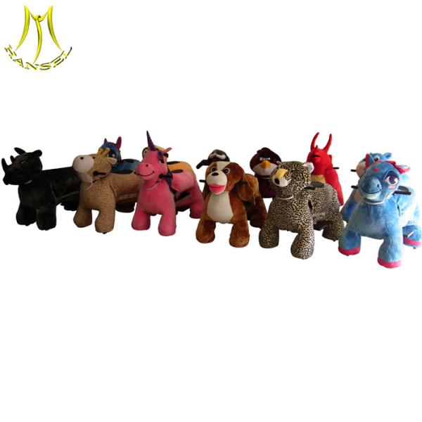 Hansel  hot selling kids play rides coin operated electric animal mall car for kids