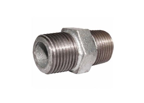 Long Short Galvanized Pipe Fitting Nipple Cast Iron Nipple Square DIN 2982 / 2999