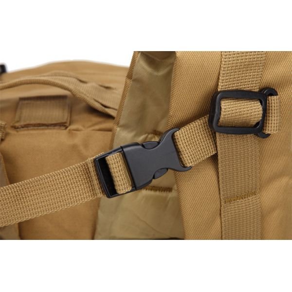 система рюкзака 55L Molle 600D Оксфорда Tan военная тактическая