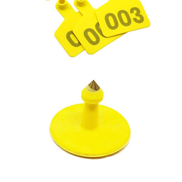 Long Range TPU 860-960Mhz ISO 18000-6C UHF RFID Livestock Ear Tags Cattle Ear tags