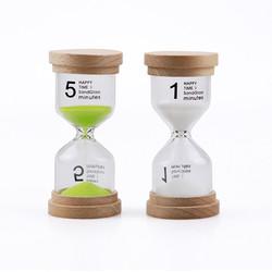 60 faits sur commande seconde horloge au sablier de minuterie de sable de 5 minutes