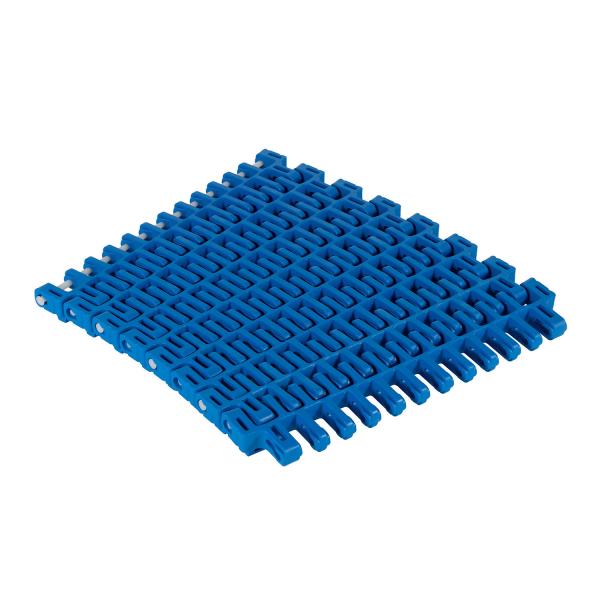                  Flush Grid Anti-Skid Modular Conveyor Belt for Tire Used Recycling Processing             