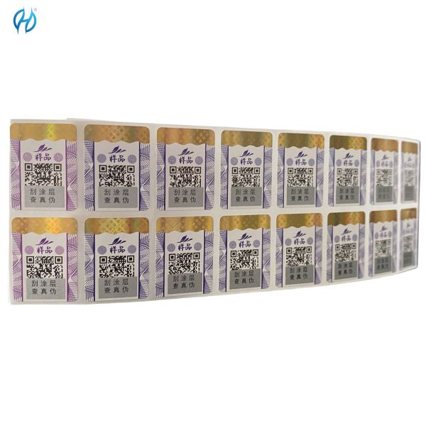 Customized Security Label Stickers In Paper Vinyl Or PET For Secure Protection