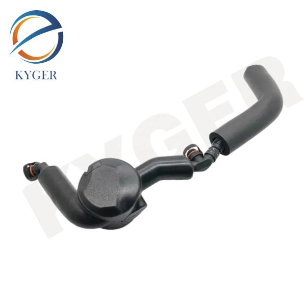 KYGER de haute qualité 1161 7563 477 carter PVC respirateur tuyau de tuyau avec vanne de ventilation pour BMW 550I 650I 750I 11617563477