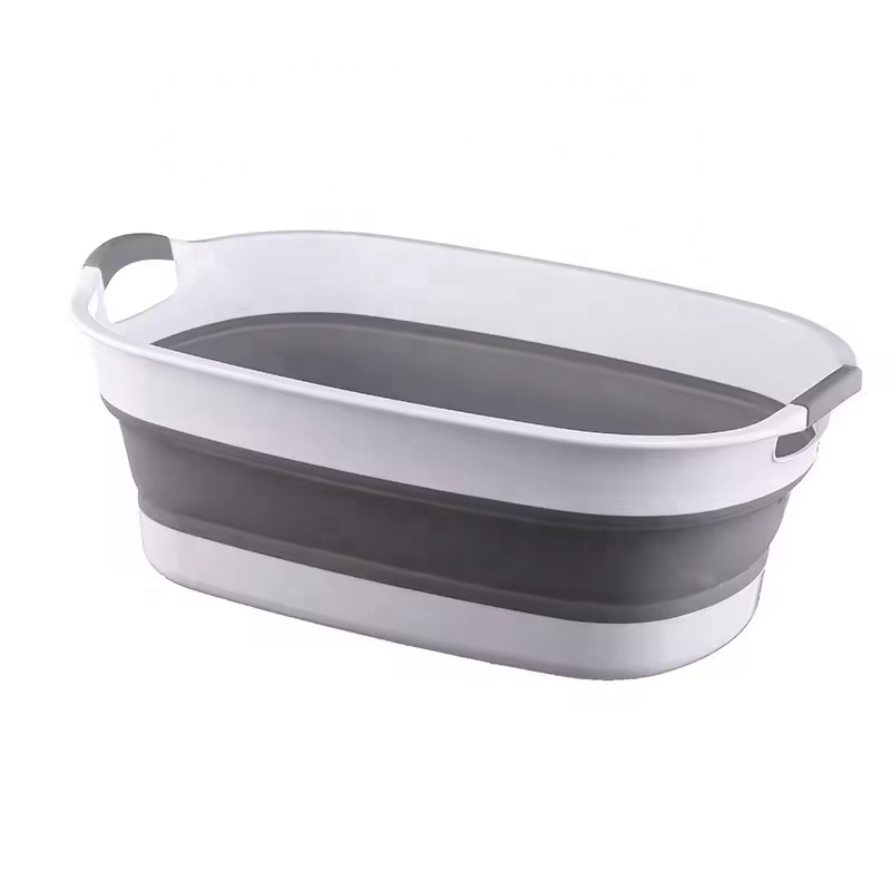 Hot Selling Large Capacity Color Portable Storage Basket for Household Use with Handle