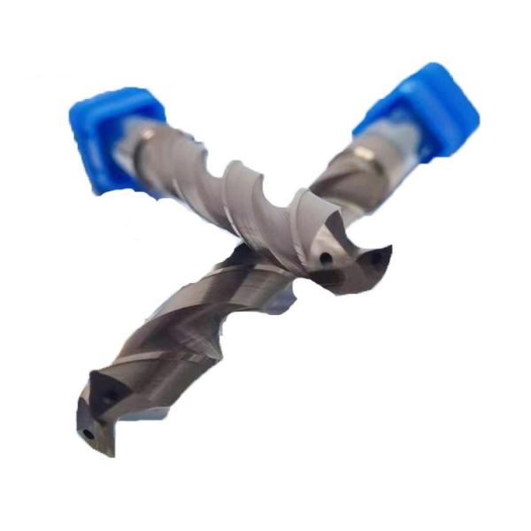 Tungsten Carbide Processing Tools Twist Drill Bit With Inner Coolant For Hardness Steel