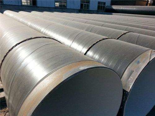S235 Spiral Welded Steel Pipes with special coating as piles