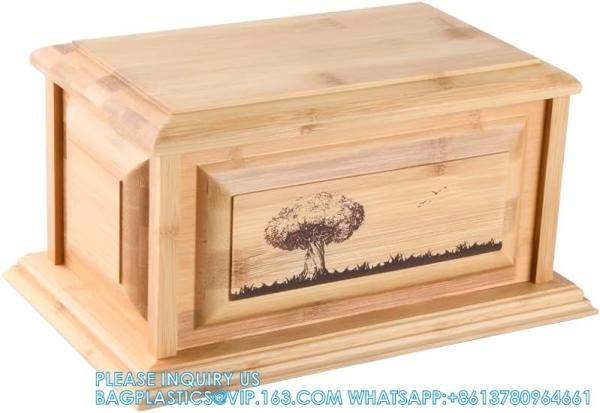 Tree Of Life Wooden Urns For Human Ashes Adult Male/Female, Professional Decorative Cremation Wood Urn For Ashes