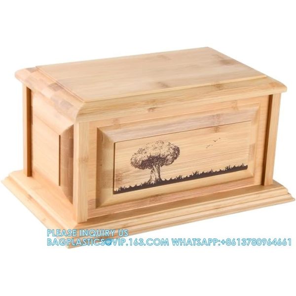 Wood Urn, Professional Wooden Urns For Human Ashes Adult,Burial-Cremation Urns