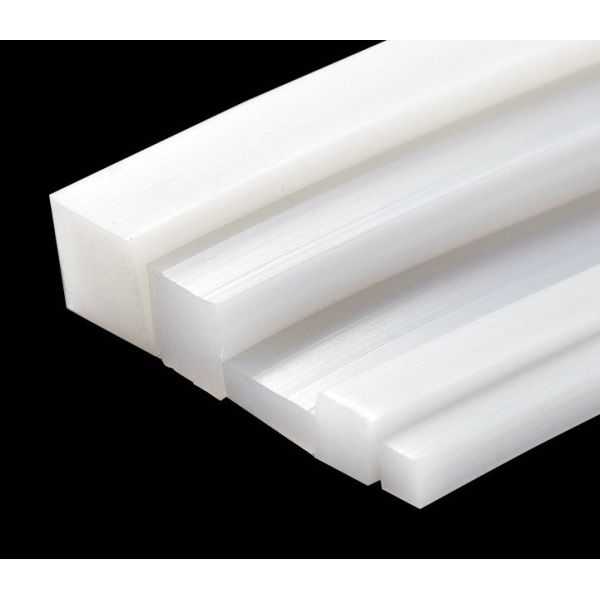 Red Translucent Silicone Profile 3-4mm Wall Thickness Shore A 60